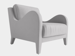 flai armchair nouvelle vague art 11518 db 3D-Modell