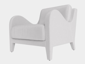 flai armchair nouvelle vague art 11518 db 3D 模型