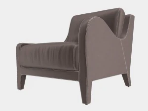 flai armchair nouvelle vague art 11518 dx 3D Model