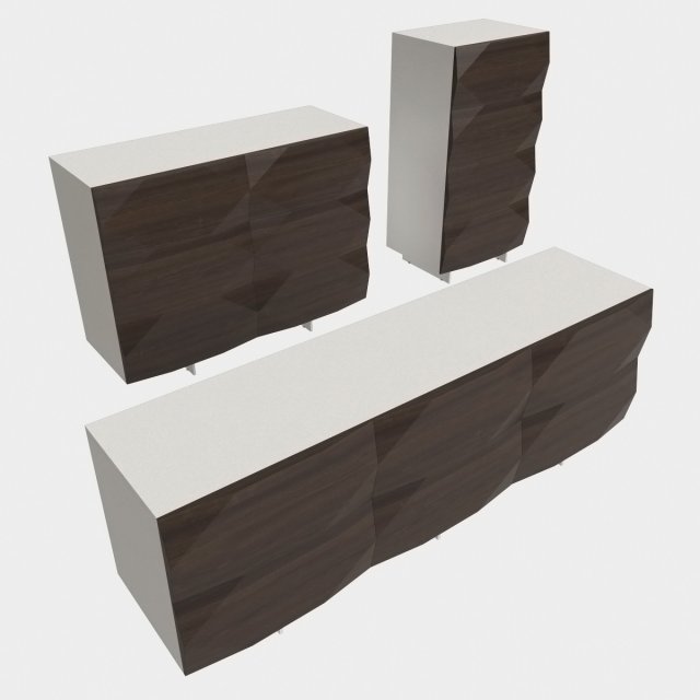 flai domitilla 17630 set 3D Модель .c4d .max .obj .3ds .fbx .stl .blend 