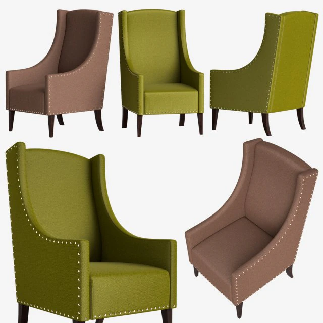 armchair pushe liol 3D Model .c4d .max .obj .3ds .fbx .stl .blend