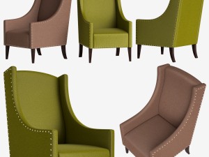 armchair pushe liol 3D 모델