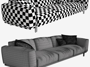 moroso bold sofa 300x107x70 3D Модель