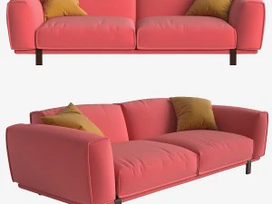 sof&aacute; moroso negrita 245x107x70 Modelo 3D