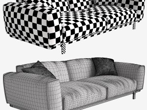 moroso bold sofa 245x107x70 3D 모델