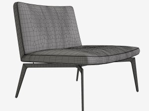 alivar flexa lounge chairh73 x w73 x d73art pfx1 3D 모델