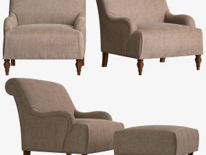 ब्रॉयहिल इस्ला कुर्सी 3D मॉडल