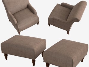 broyhill isla chair Modello 3D