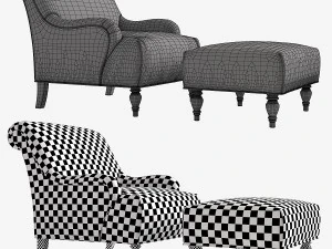 broyhill isla chair 3D Model