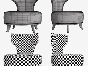 chair garda decor 31pl28ar 3D 모델