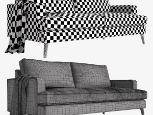 sofa made hewitt 3D Model