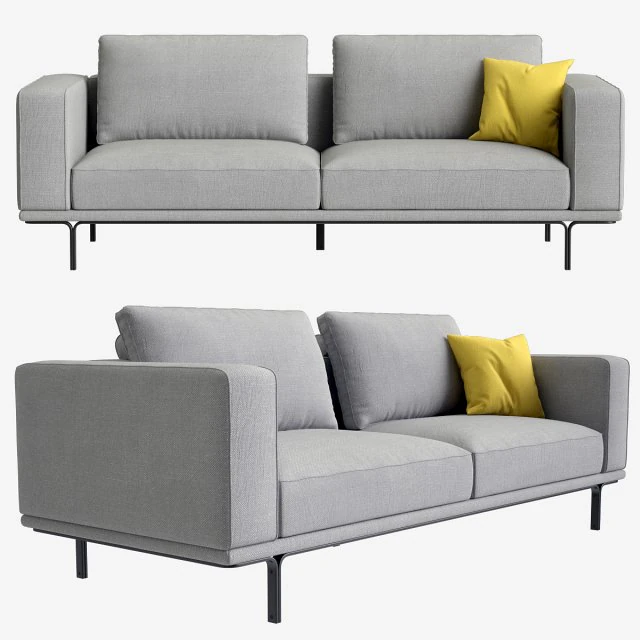 sofa made nocelle 3D Model .c4d .max .obj .3ds .fbx .stl .blend 