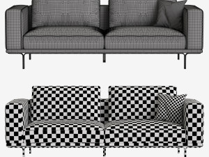 sofa made nocelle 3D 모델