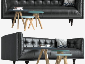 sofa made connor table orio 3D-Modell
