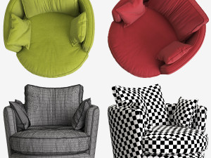 armchair made leon 3D 모델