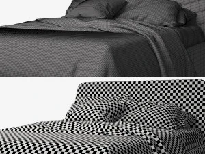 bed made lex kingsize 3D Model