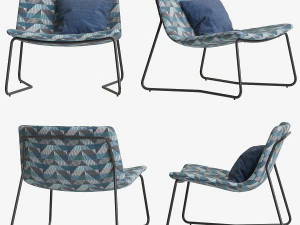 armchair made lucierne 3D Model