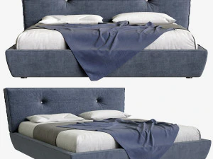 Bett Busnelli Sausalito 3D Modell