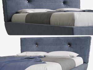 bed busnelli sausalito 3D 모델
