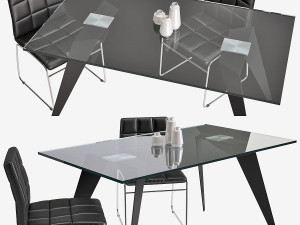 chair explorer table nack la forma julia grup 3D Model