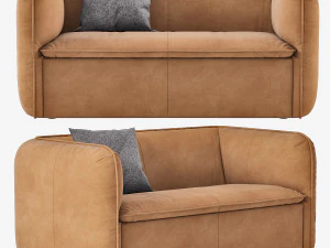 sofa made berko w162 d92 h75 3D Model