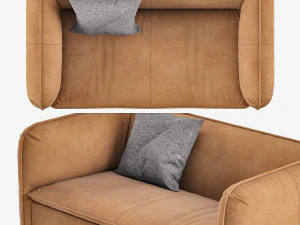 sofa made berko w162 d92 h75 3D Model