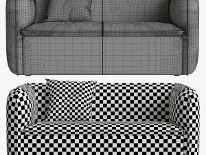sofa made berko w162 d92 h75 3D Model