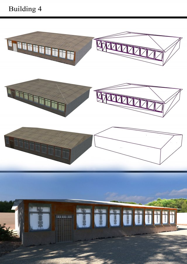 buildin pack 1 Modèle 3D .c4d .max .obj .3ds .fbx .stl .blend