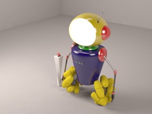 robot rigged Modelo 3D