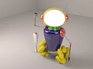 robot rigged 3D Model