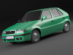 skoda felicia facelift 98-01 exterior only 3D Model