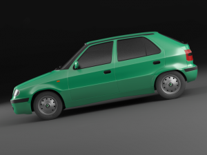 skoda felicia facelift 98-01 exterior only 3D 模型