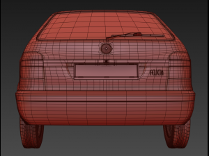 skoda felicia facelift 98-01 exterior only 3D 模型