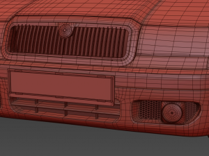 skoda felicia facelift 98-01 exterior only 3D 模型