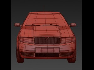skoda fabia 1999 exterior model 3D Model