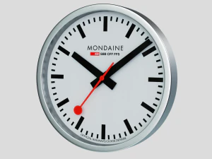 mondaine stop2go швейцарские настенные часы 40см 3D Модель