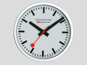 mondaine stop2go swiss wallclock 40cm Modelo 3D