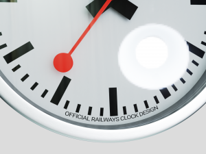 mondaine stop2go swiss wallclock 40cm Modelo 3D