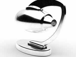jet engine statue metal decoration Modelo 3D