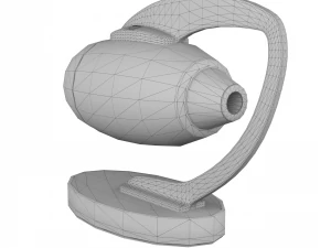 jet engine statue metal decoration 3D Model