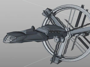 spacecraft 3D Model
