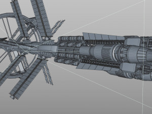 spacecraft Model 3D