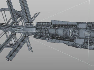 spacecraft 3D Model
