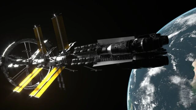 spacecraft 3D Model .c4d .max .obj .3ds .fbx .stl .blend