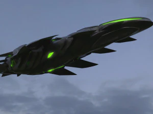 космический корабль пришельцев 3D Модель