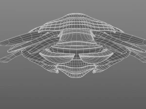 alien spaceship 3D Model