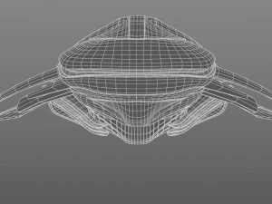 alien spaceship 3D Model