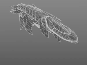 alien spaceship 3D Model