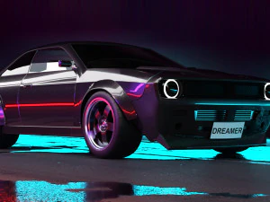 nissan 240 sx rocket bunny s14 3D Model