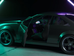 nissan 240 sx rocket bunny s14 Modelo 3D
